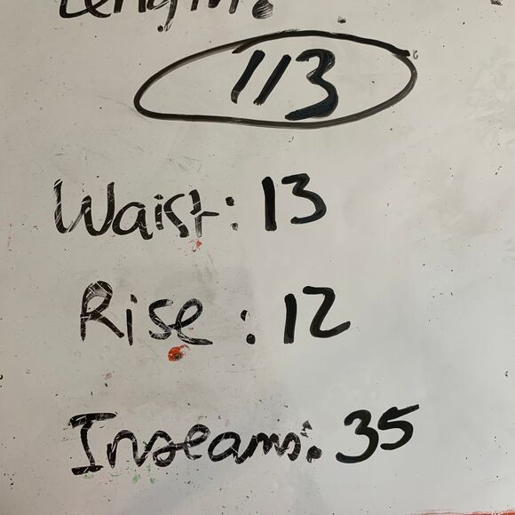 Re Done 90s straight high rise loose‎ long black ripped distressed jeans size 24 - Picture 11 of 11